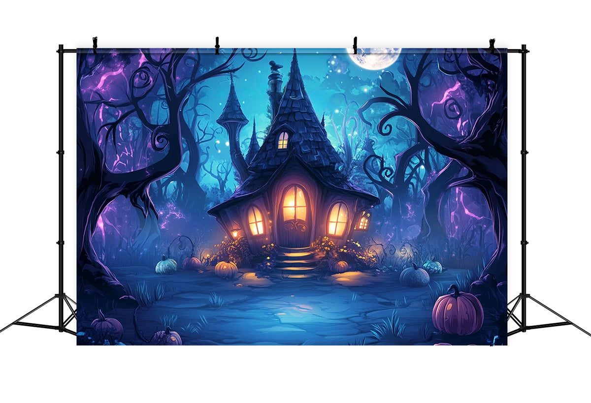 Haunted House Backdrop Verzaubertes Hexenhäuschen Backdrop BRP57-71