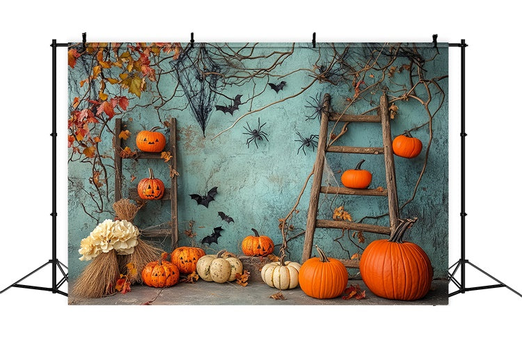 Halloween Wandhintergrund Spooky Vine Kürbis Backdrop BRP57-90