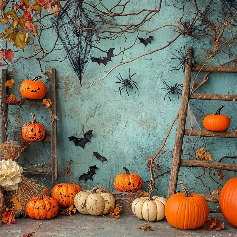 Halloween Wandhintergrund Spooky Vine Kürbis Backdrop BRP57-90