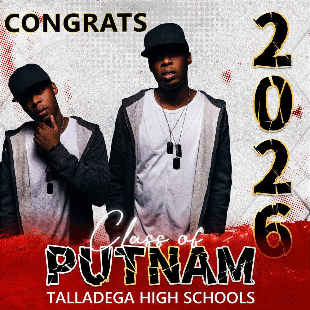 Graduation Backdrops Street Vibe Personalisierte Party Graduation Backdrop BRP6-169