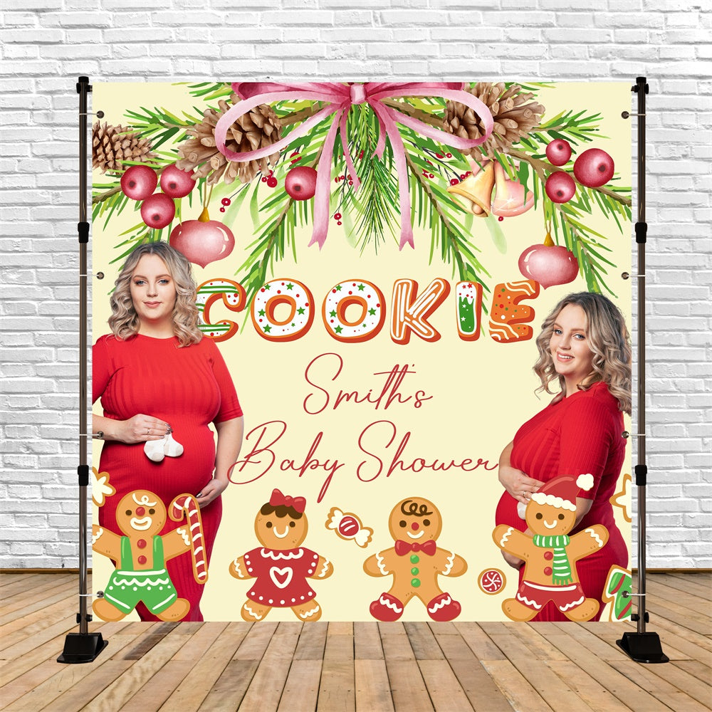 Weihnachten Backdrop Sweet Cookie Custom Baby Dusche Backdrops BRP6-22