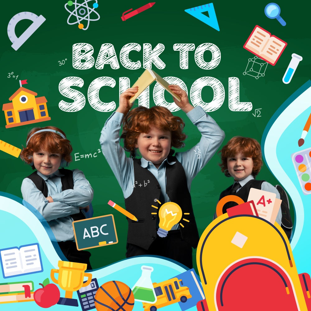 Back To School Backdrops School Zone Fun Personalisierte Backdrop BRP6-40