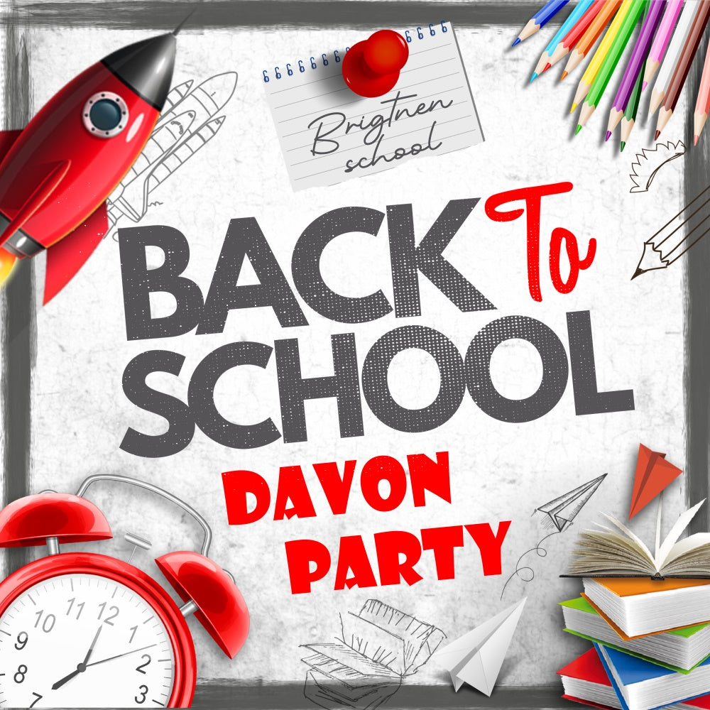 Back To School Backdrops Papier Flugzeuge Bücher Individuelles Backdrop BRP6-44