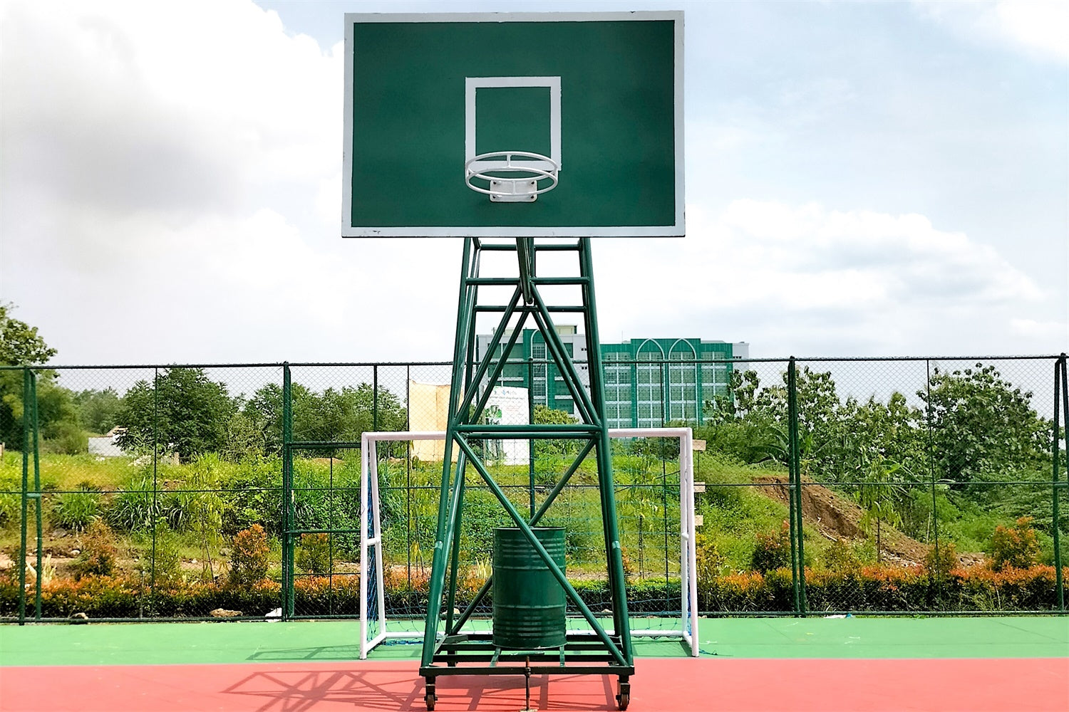 Zurück zu Schule Half Court Fotografie Hintergrund BRP7-46