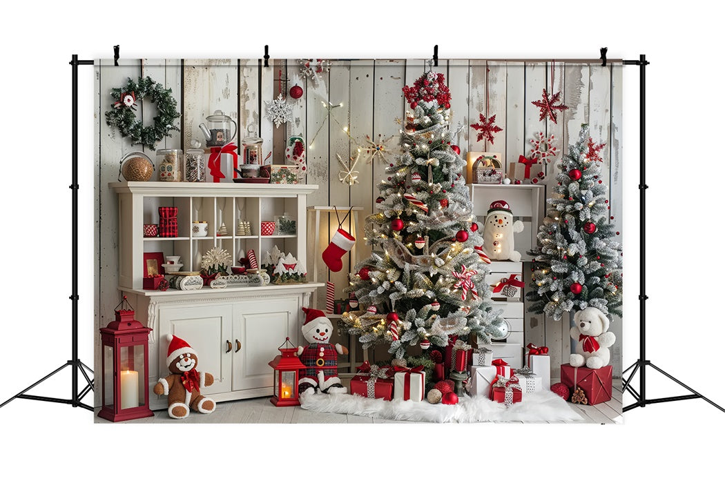 Weihnachtliche Hausdekoration Hintergrund BRP8-23