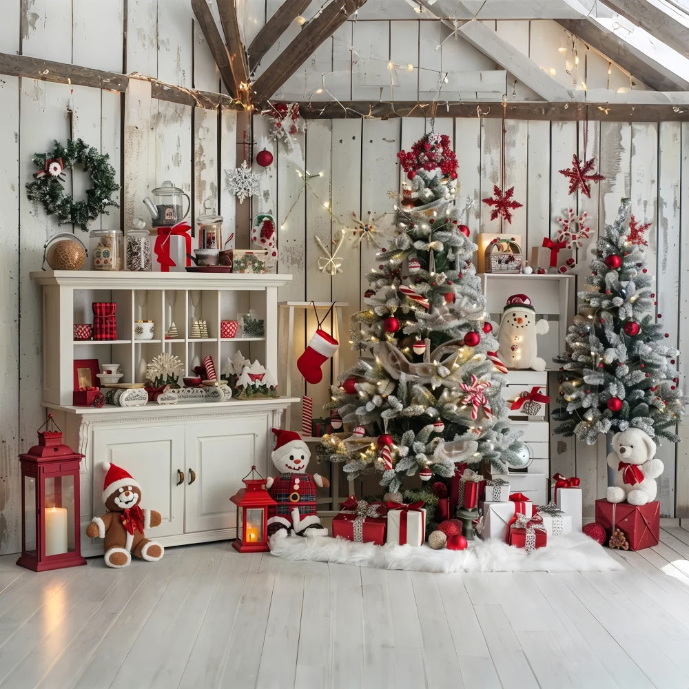 Weihnachtliche Hausdekoration Hintergrund BRP8-23