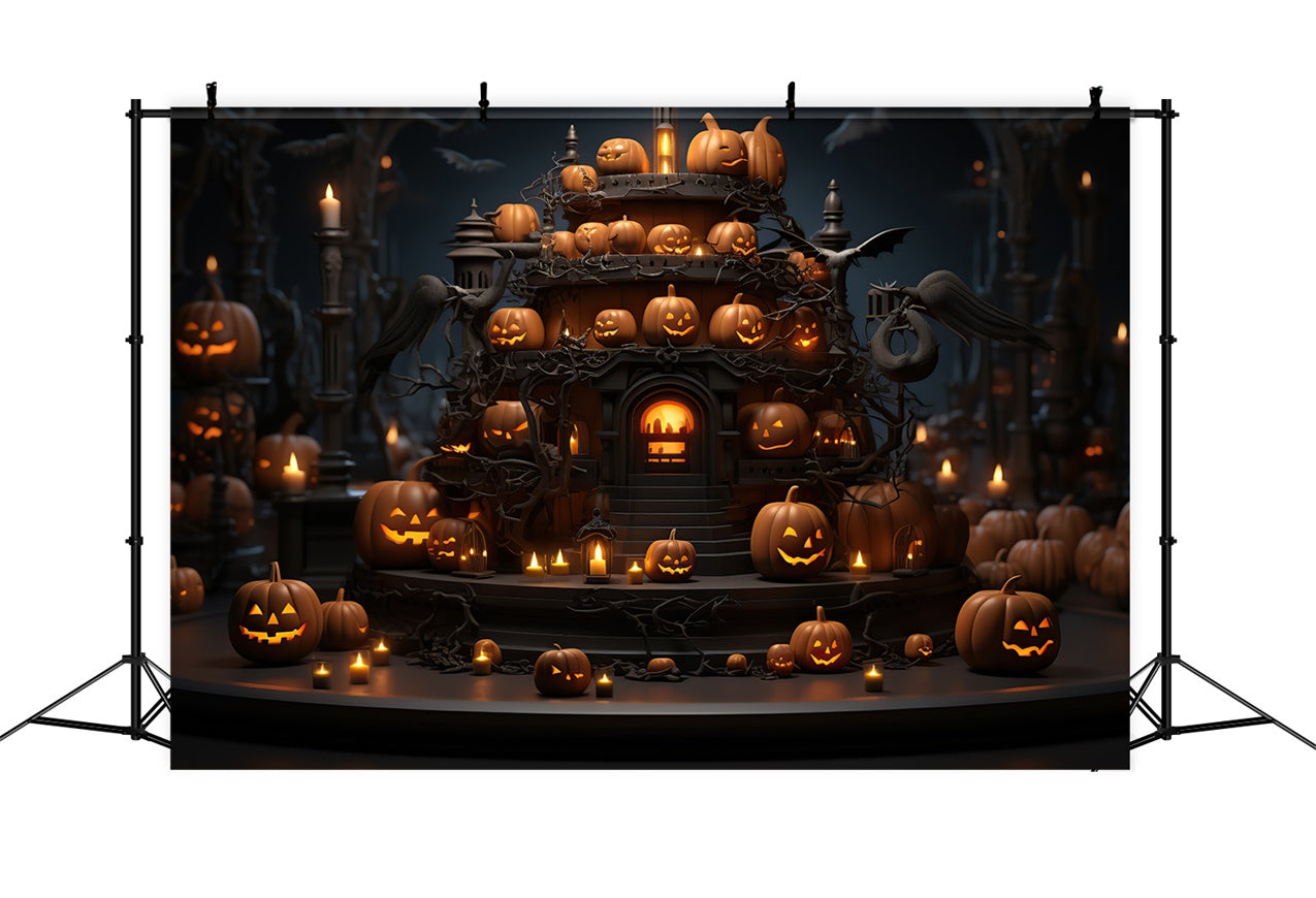 Halloween Jack-O-Lanterns und gespenstische Kerzen BRP8-329