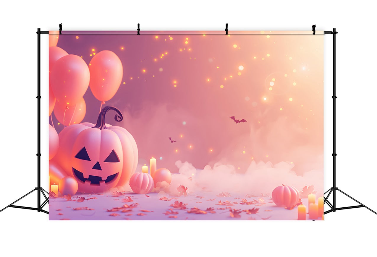 Verträumte Halloween-Kürbisse und Fledermäuse BRP8-334