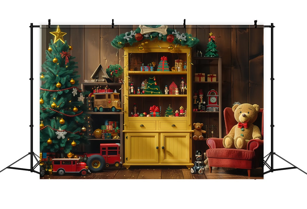 Weihnachtsspielzeug und -dekorationen Hintergrund BRP8-35