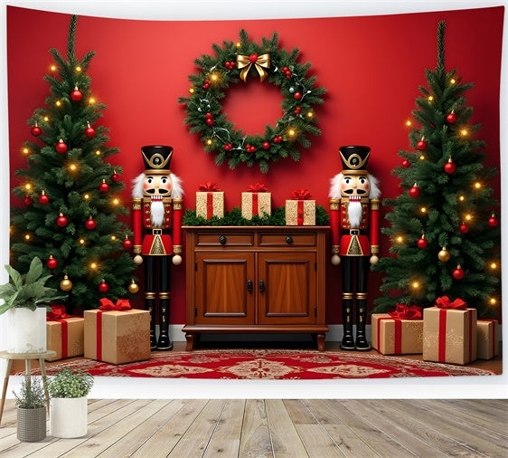 Xmas Backdrop Nussknacker Girlande Display Backdrop CEM5-66