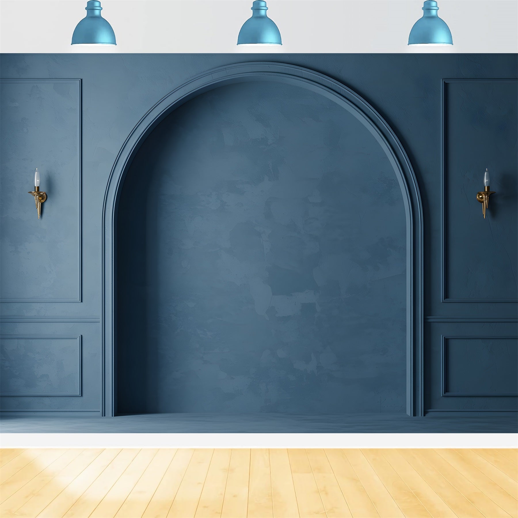 Hintergrund für den Muttertag Blaue Vintage-Wand Torbogen-Hintergründe für den Muttertag von Magali