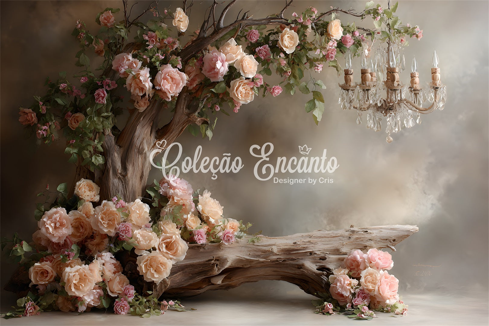 Hintergrund für den Muttertag Blühender Rosengarten-Torbogen Hintergrund für den Muttertag Von Magali