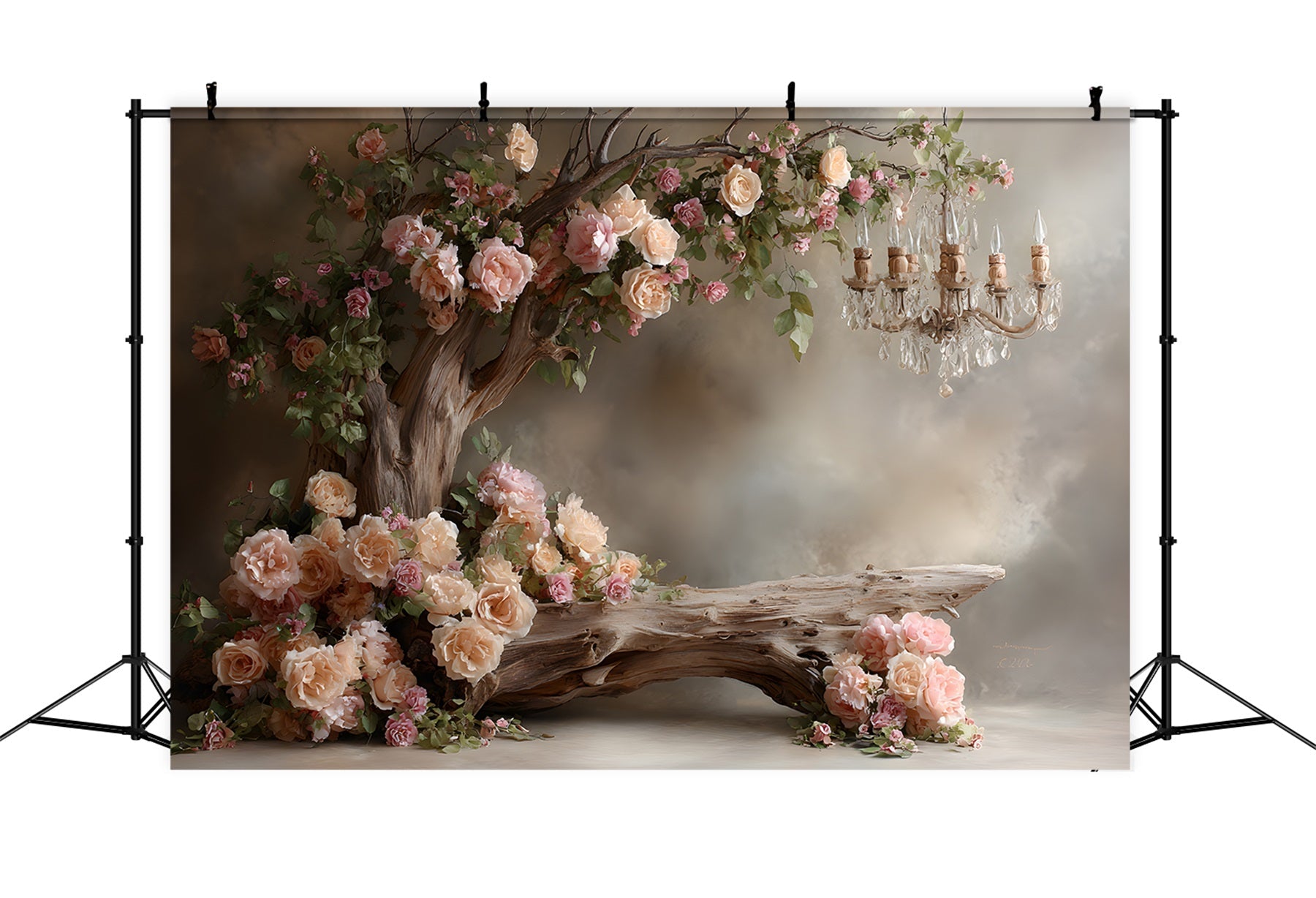 Hintergrund für den Muttertag Blühender Rosengarten-Torbogen Hintergrund für den Muttertag Von Magali