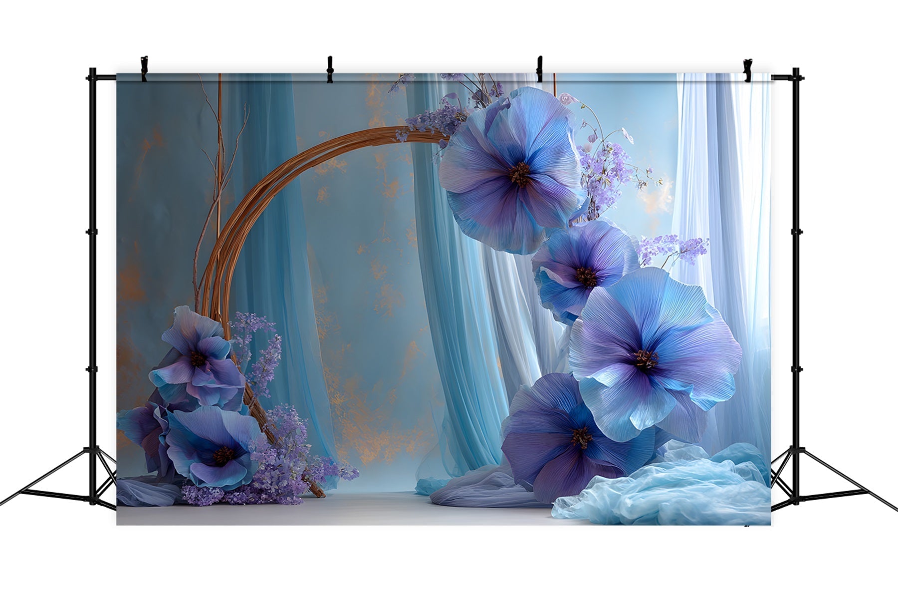 Fotohintergründe für den Muttertag Lila Blumenbogen Schmetterling Froher Muttertag Hintergründe Von Magali