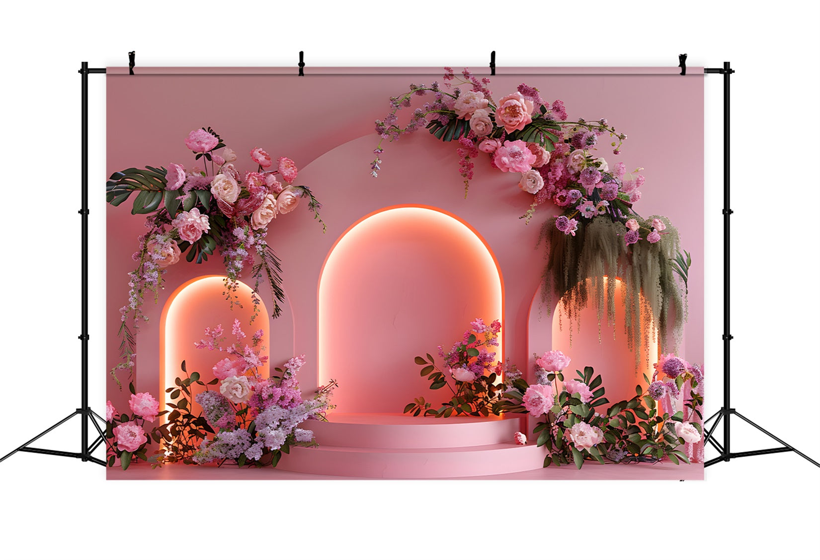 Blumenhintergrund für den Muttertag Üppiger Garten Pfingstrosen-Glückseligkeit Hintergründe für den Muttertag von Magali