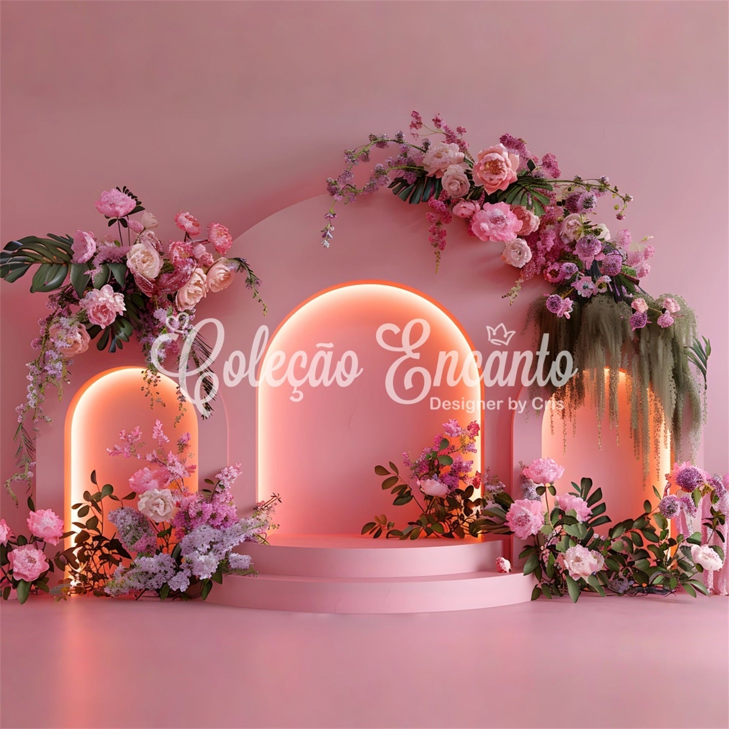 Blumenhintergrund für den Muttertag Üppiger Garten Pfingstrosen-Glückseligkeit Hintergründe für den Muttertag von Magali