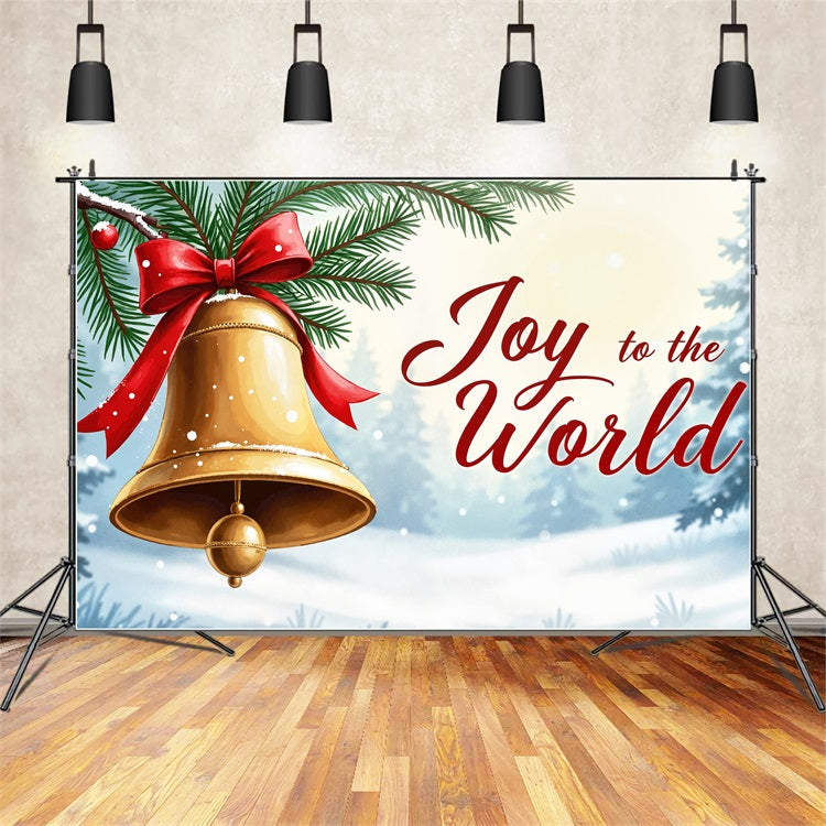 Freude an der Welt Backdrop Bell Ribbon Dekoration Backdrop CJJ2-19
