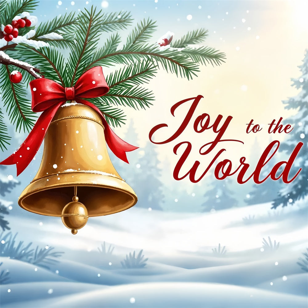 Freude an der Welt Backdrop Bell Ribbon Dekoration Backdrop CJJ2-19