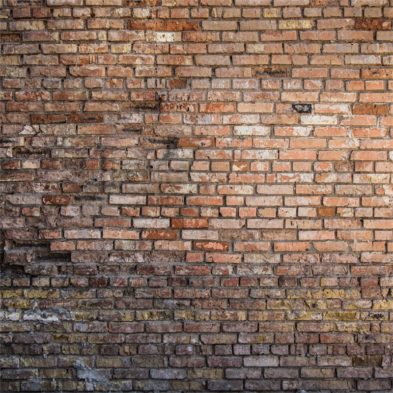 Backdrop Backsteinmauer Gealtert Verwittert Rot Backstein Hintergrund CJJ3-12