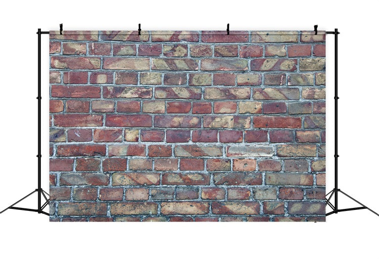 Backstein Backdrop Tuch Rustikale Vintage Backsteinmauer Hintergrund CJJ3-13