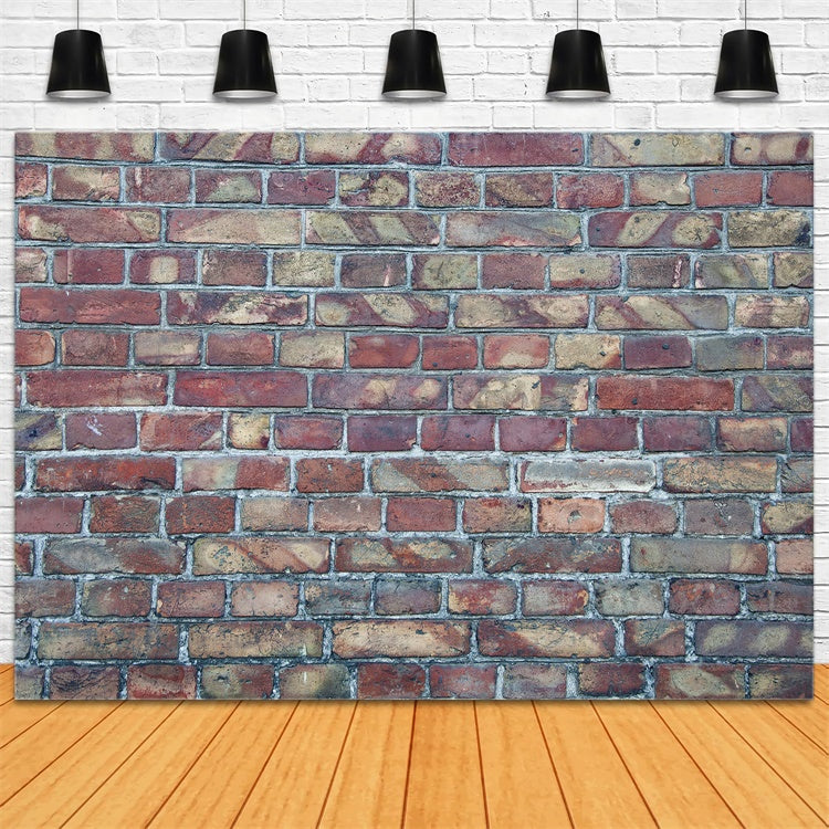 Backstein Backdrop Tuch Rustikale Vintage Backsteinmauer Hintergrund CJJ3-13