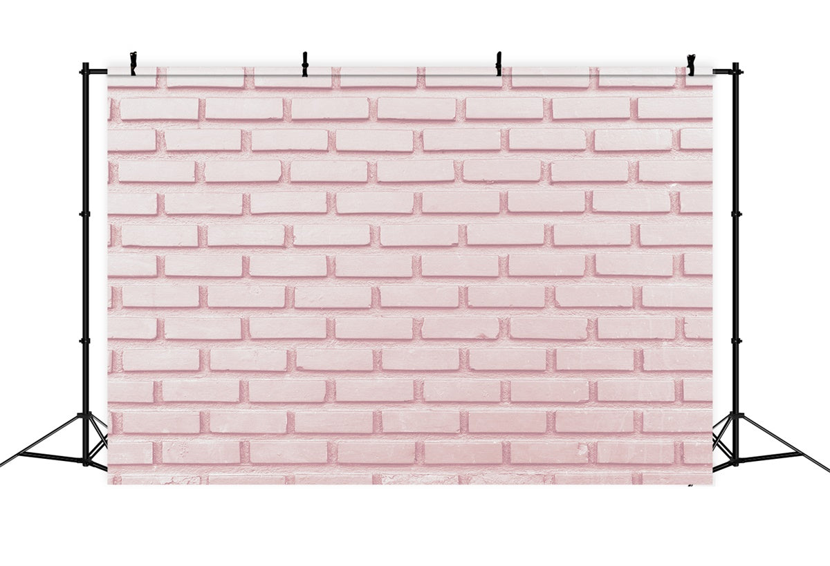 Rosa Backsteinmauer Backdrop Elegantes Baby Rosa Backstein Backdrop CJJ3-24