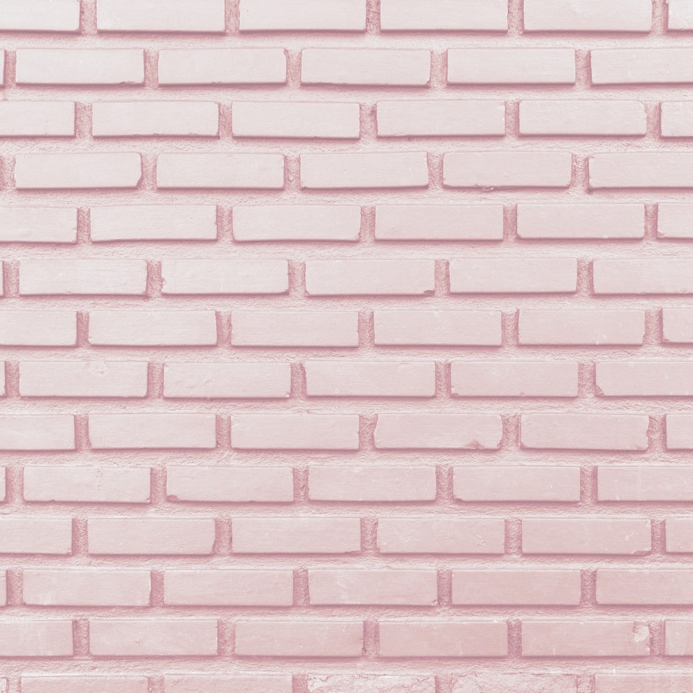 Rosa Backsteinmauer Backdrop Elegantes Baby Rosa Backstein Backdrop CJJ3-24