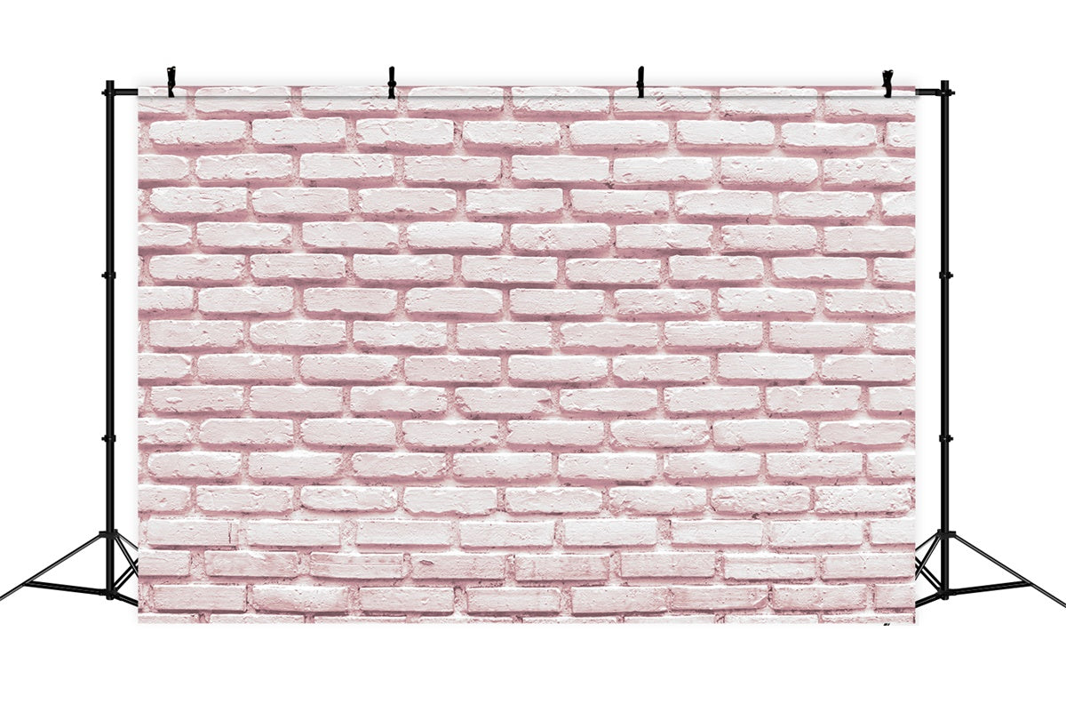 Rosa Backsteinmauer Backdrop Soft Vintage Rosa Backstein Backdrop CJJ3-25