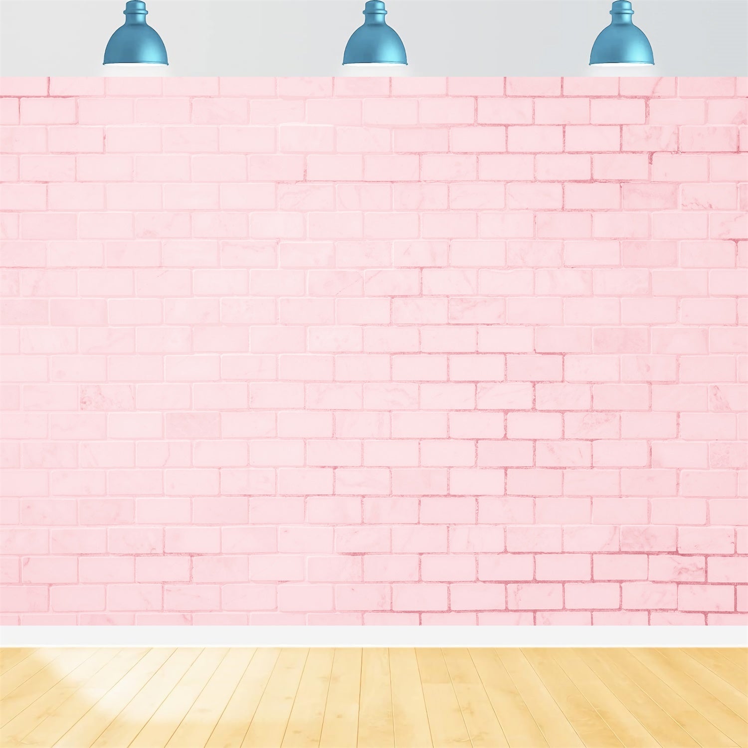 Rosa Backsteinmauer Backdrop Vintage Pastell Backstein Muster Backdrop CJJ3-40