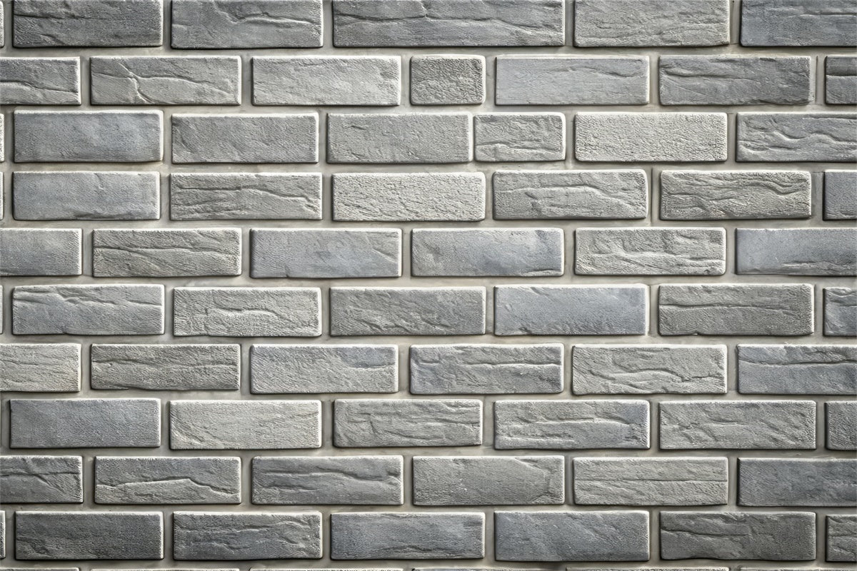 Graue Backsteinmauer Backdrop Texturierter grauer Stein Backdrop CJJ3-41