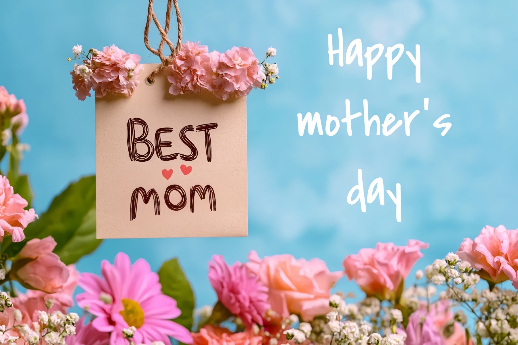 Mothers Day Fotohintergrund Floral Gratitude Personalisierter Hintergrund CSH-142