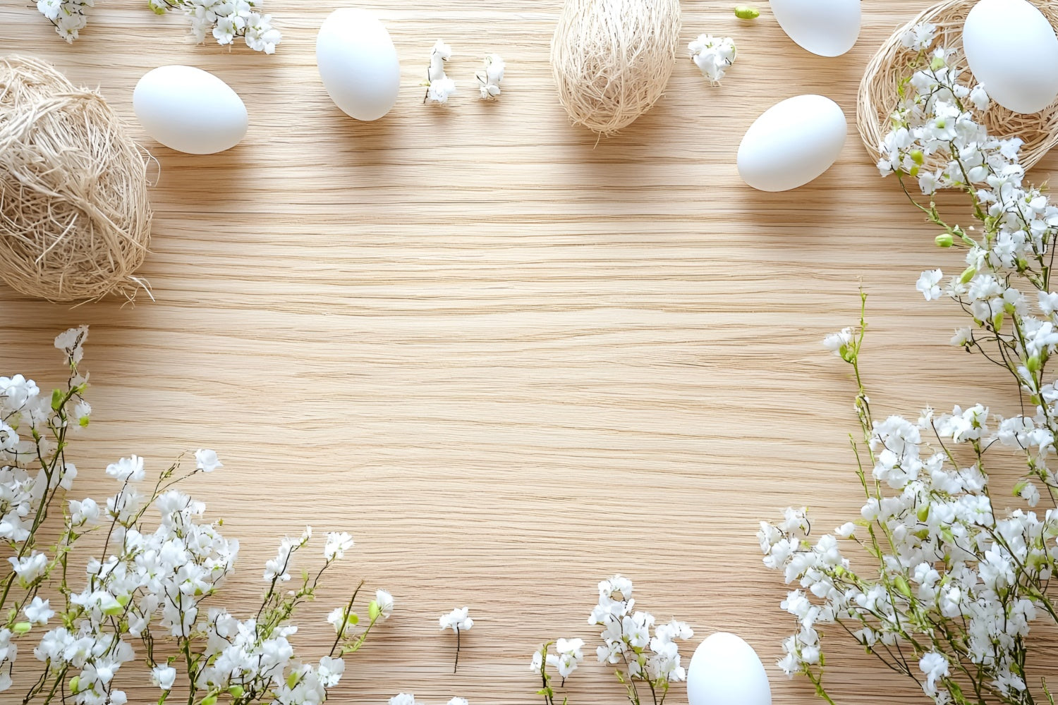 Ostern Fotografie Backdrops Soft Floral Egg Scene Hintergrund CSH2-100