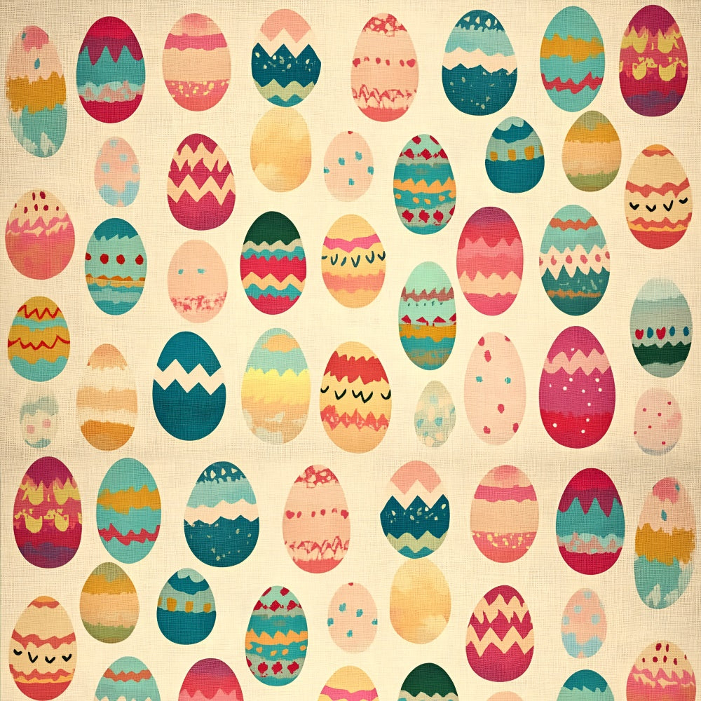 Ostern Backdrops Fotografie Hand-Painted Festive Egg Backdrop CSH2-102