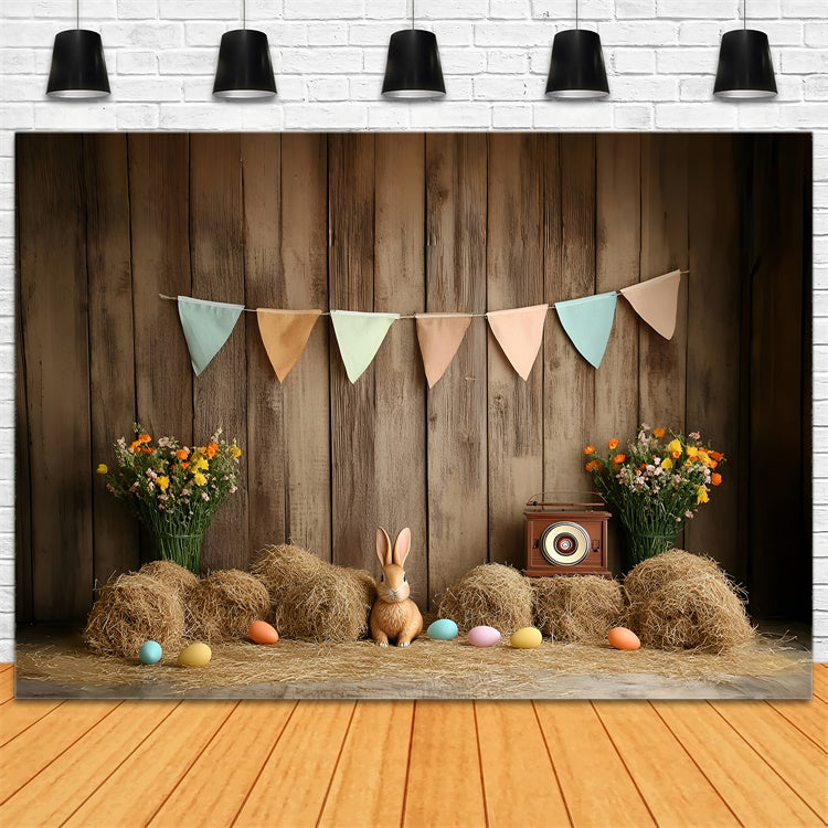 Ostern Backdrop Land Heu Ostern Feier Backdrop CSH2-106