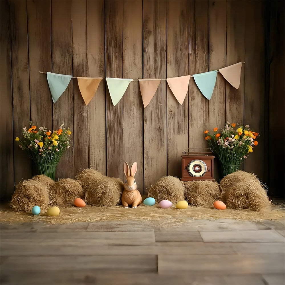 Ostern Backdrop Land Heu Ostern Feier Backdrop CSH2-106