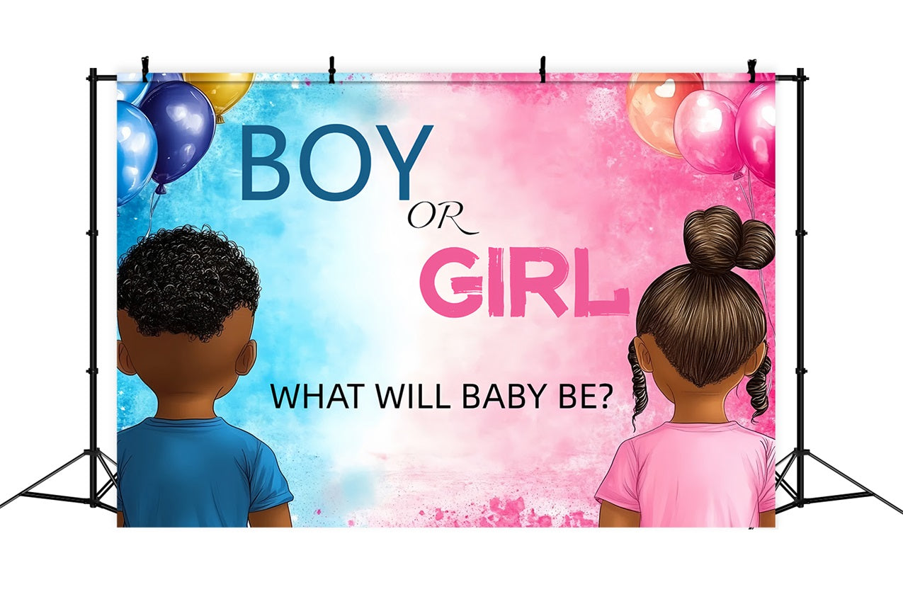 Hintergrund für Baby Dusche Geschlecht Reveal Hintergrund CSH2-116