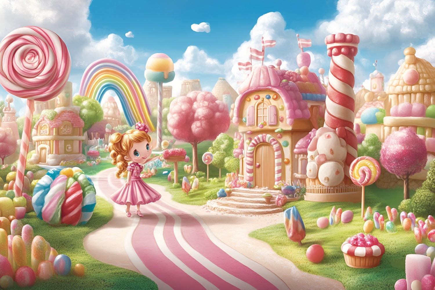 Baby Shower Backdrop Ideen Bunte Sugarland Baby Reveal Backdrop CSH2-189