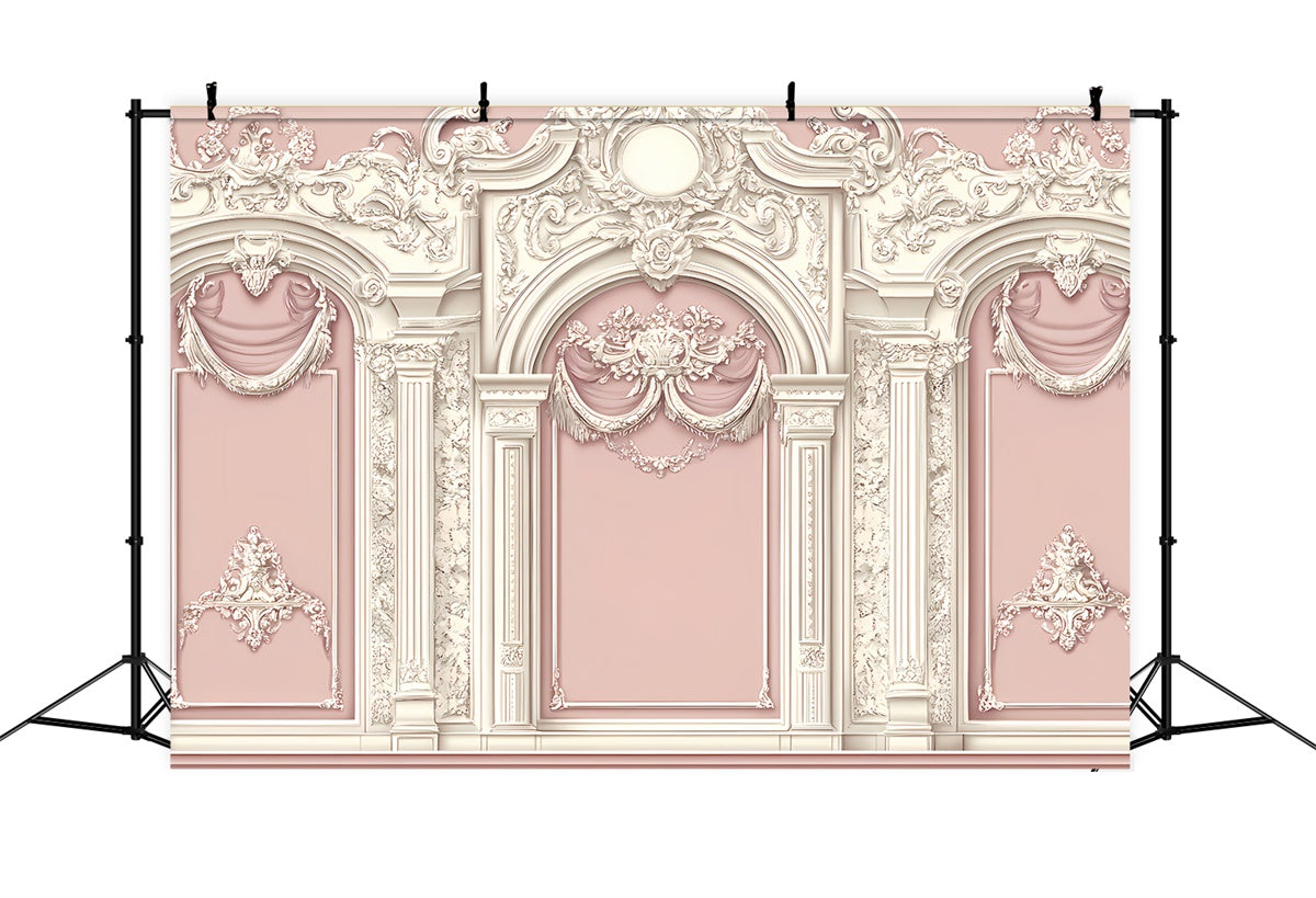 Vintage Wall Backdrop Soft Floral geprägte Wand Hintergrund CSH2-260