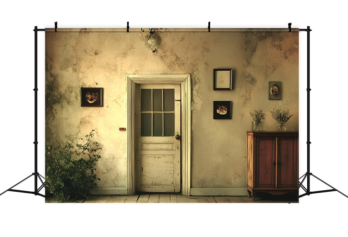 Vintage Wandhintergrund Gealterte Wand Vintage Türhintergrund CSH2-268