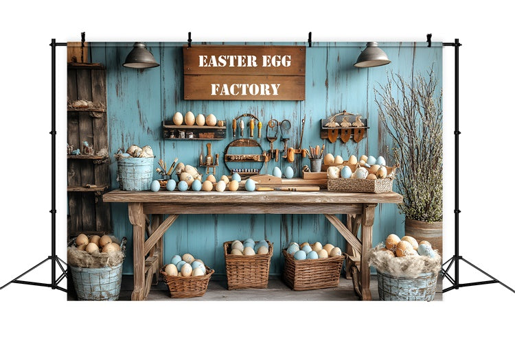 Ostern Fotokulisse Kreative Ostereierfabrik Kulisse CSH2-55