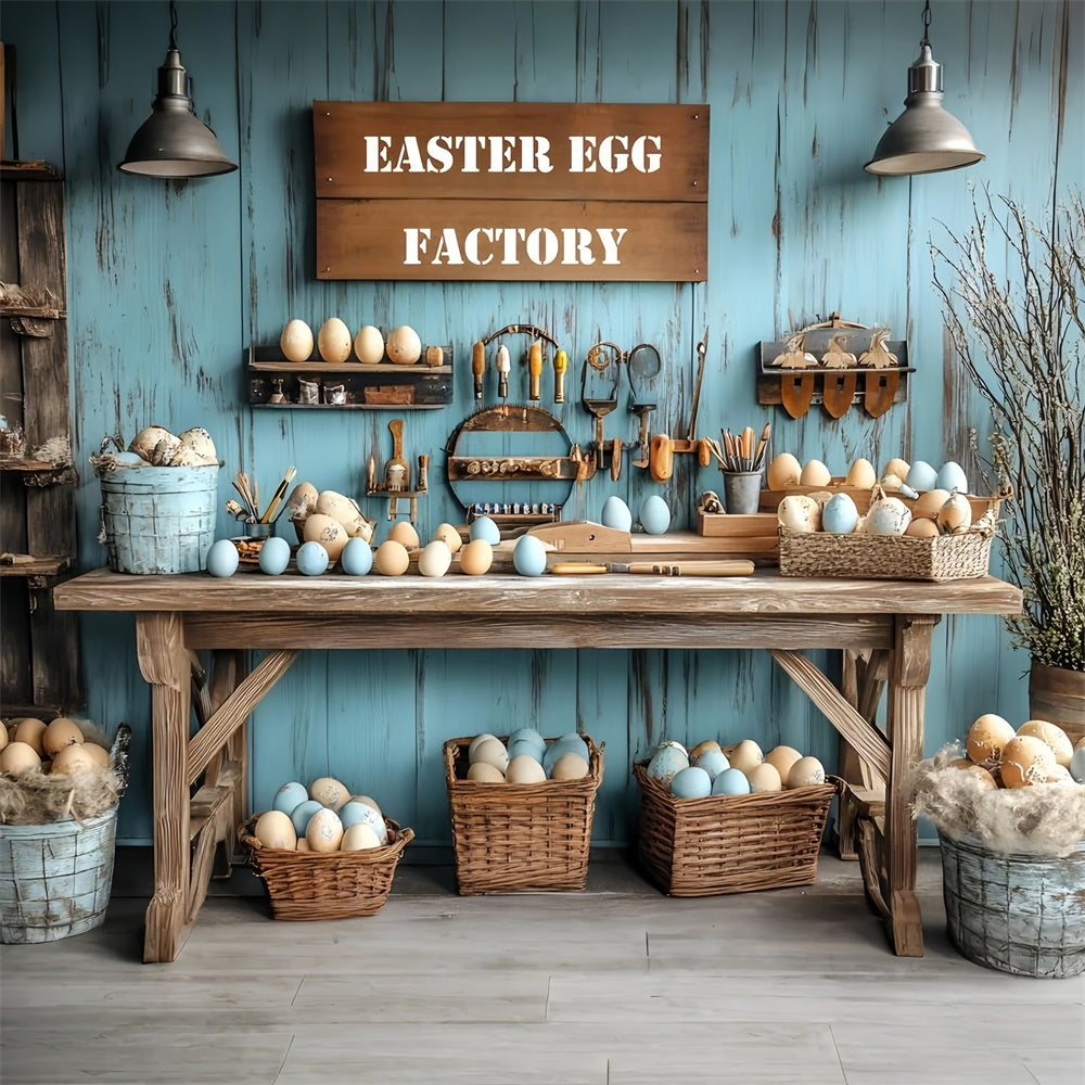 Ostern Fotokulisse Kreative Ostereierfabrik Kulisse CSH2-55