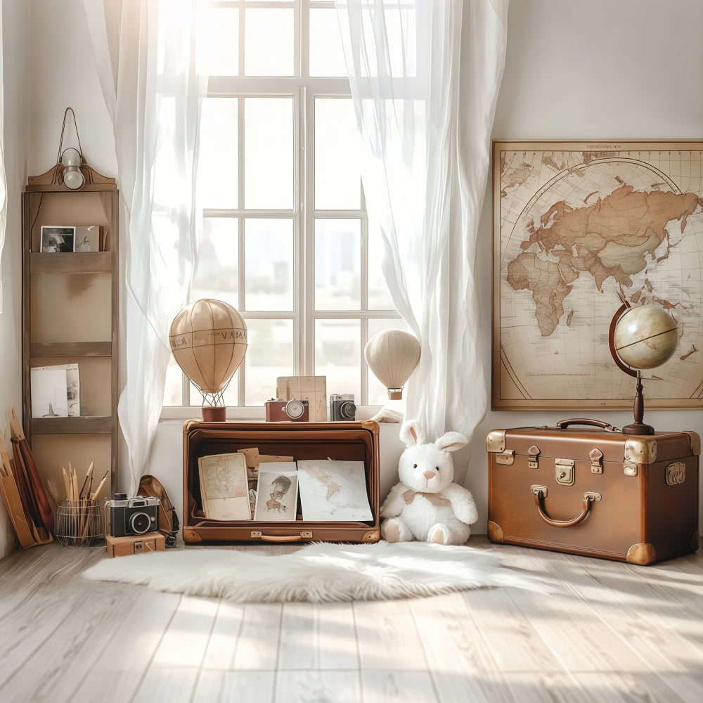 Back To School Fotohintergrund Explorer Arbeitszimmer Hintergrund CSH3-11