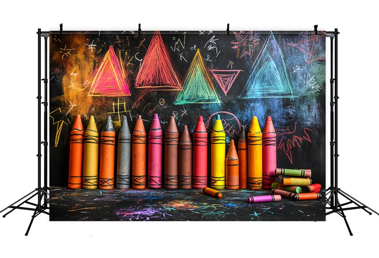 Back To School Backdrop Kreative Kinder Kunst Klassenzimmer Backdrop CSH3-14