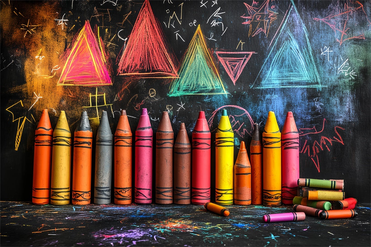 Back To School Backdrop Kreative Kinder Kunst Klassenzimmer Backdrop CSH3-14