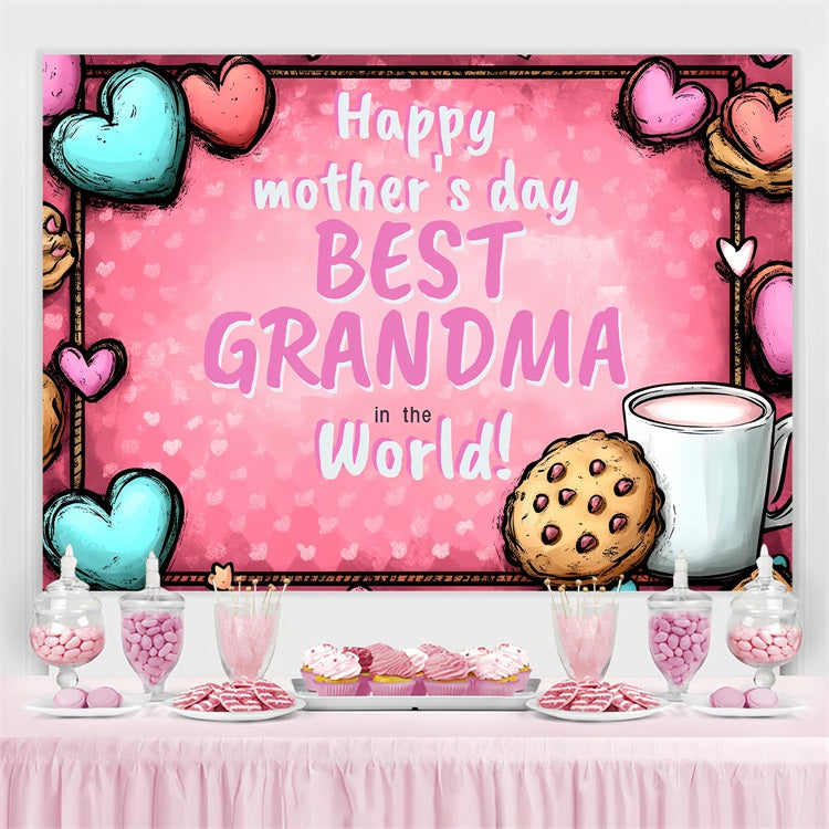 Muttertag Backdrop Ideen Heartfelt Cookie Custom Backdrop CSH3-152