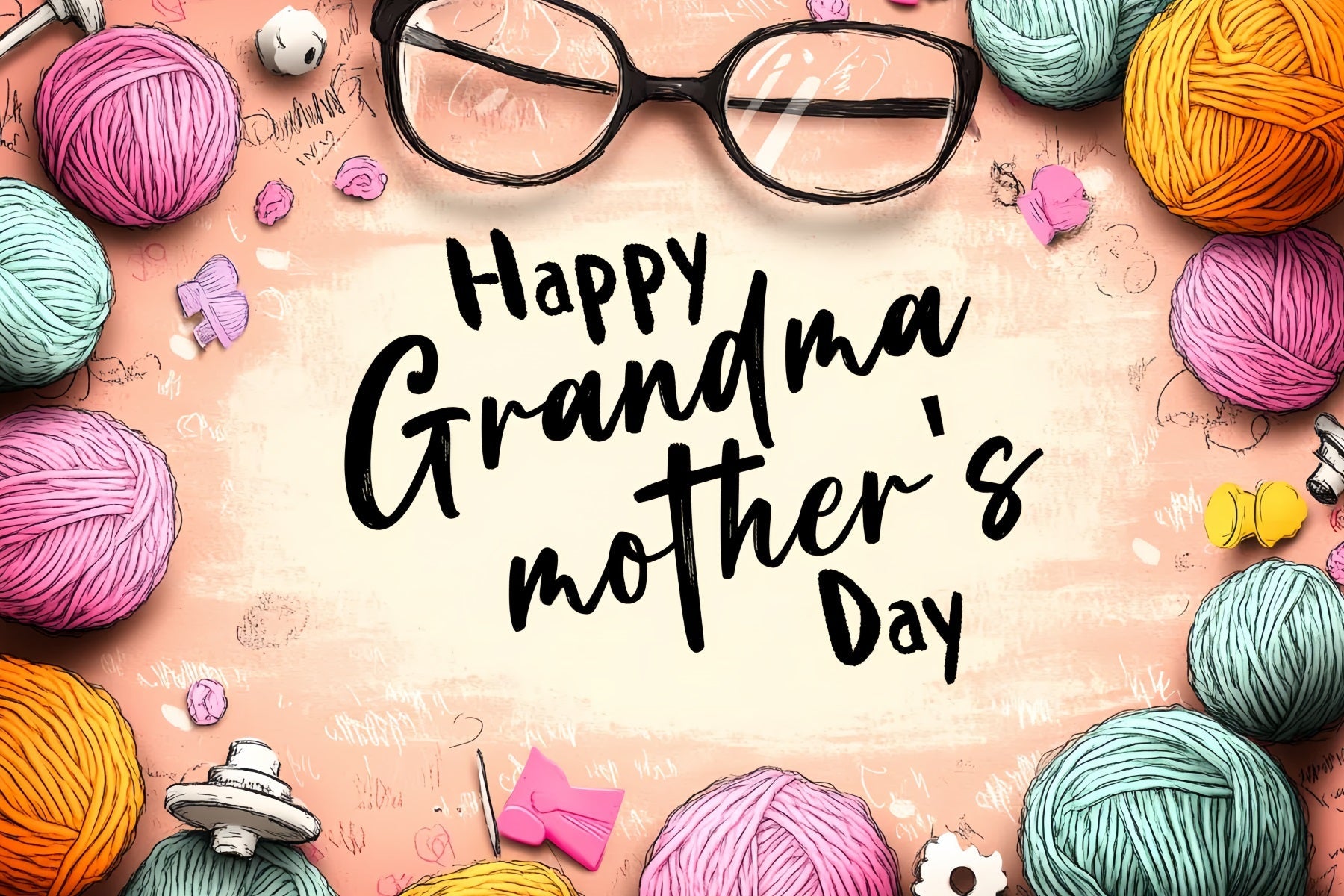 Backdrop Muttertag Fäden Liebe Individuelles Backdrop CSH3-153