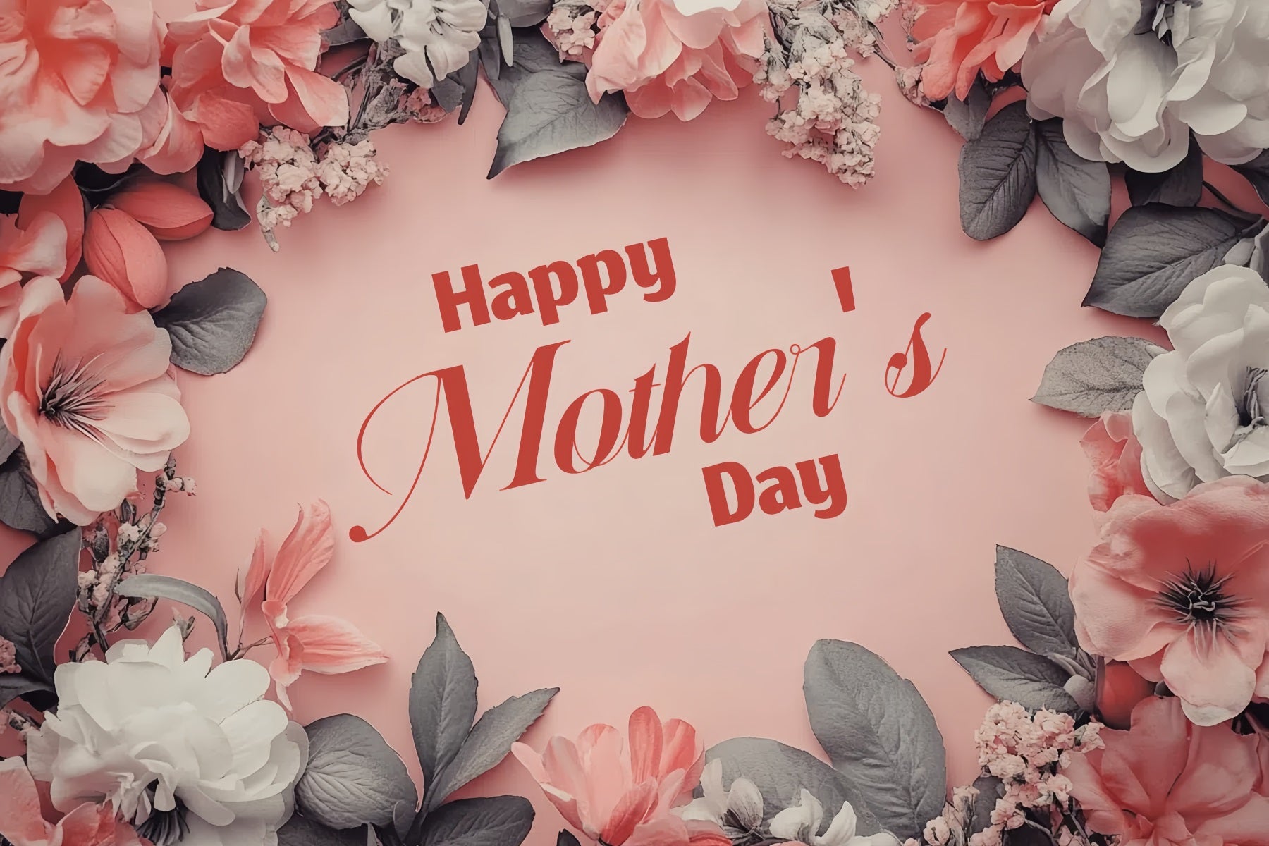 Muttertag Fotohintergrund Florale Schönheit Personalisierter Hintergrund CSH3-166