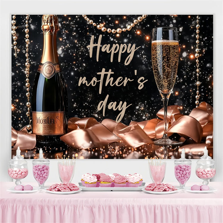 Muttertags-Fotokulissen Sektparty Personalisierte Kulisse CSH3-175