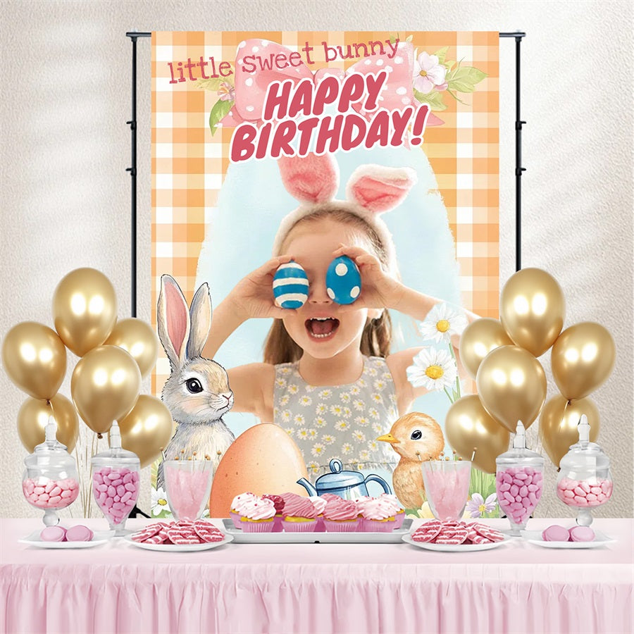 Ostern Backdrop Ideen Geburtstag Hase Feier Personalisierte Backdrop CSH3-219