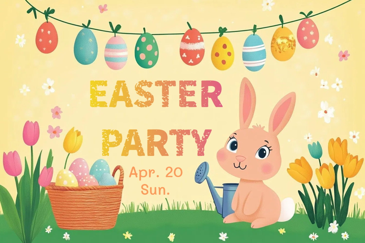 Osterei Backdrop Bunny Egg Hunt Personalisierte Backdrop CSH3-234